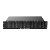 TP-LINK TL-FC1400 14槽收发器机架 光电转换器电源机架 光通讯收发转发器机架