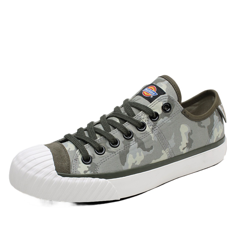 Dickies男鞋秋季新款低帮帆布鞋潮流学生板鞋平底休闲鞋子潮193M50LXS2A