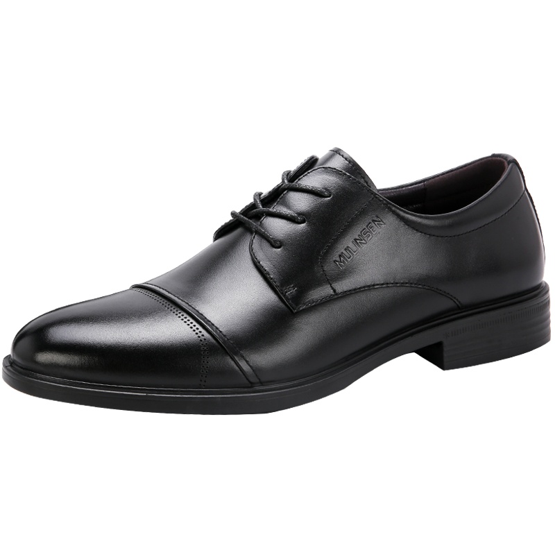 木林森男鞋2022夏季新款舒适男士百搭一脚蹬豆豆鞋透气休闲皮鞋男