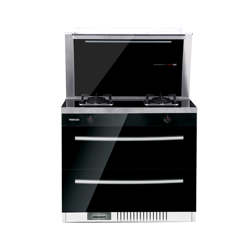 培恩集成灶一体灶电热自动清洗JJZY/T-ZX02s一级能效5.0KW燃气灶具天然气/液化气 头部保温油烟机防火墙消毒柜