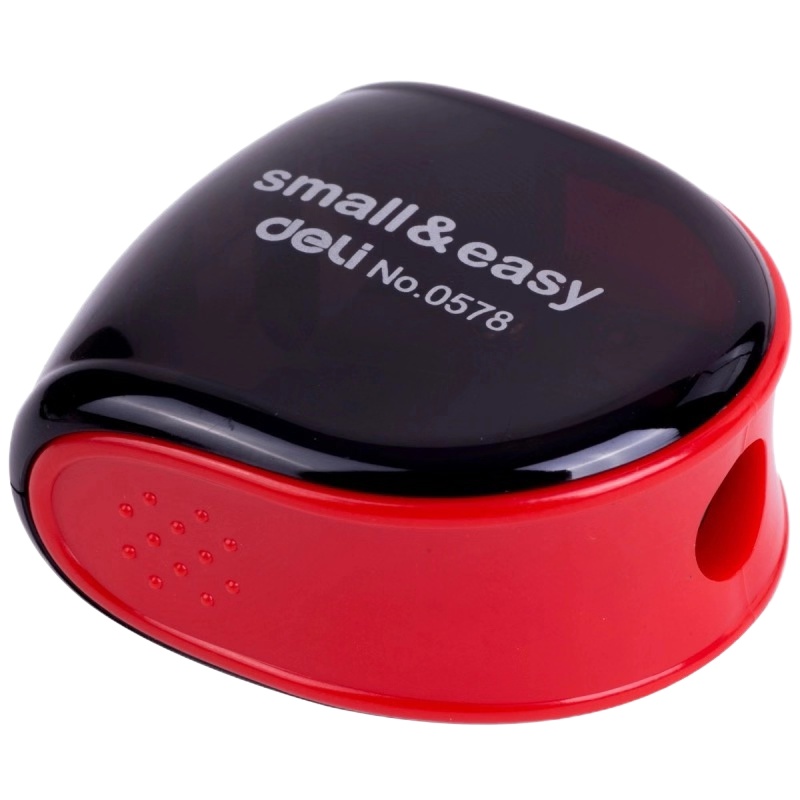 得力0578卷笔刀 削笔器 转笔刀 4个装 颜色随机