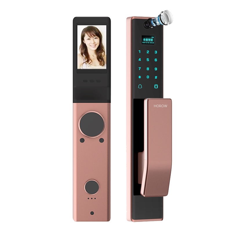 希箭 指纹锁密码锁家用防盗门酒店门锁电子锁全自动刷卡锁 K2猫眼全自动智能锁