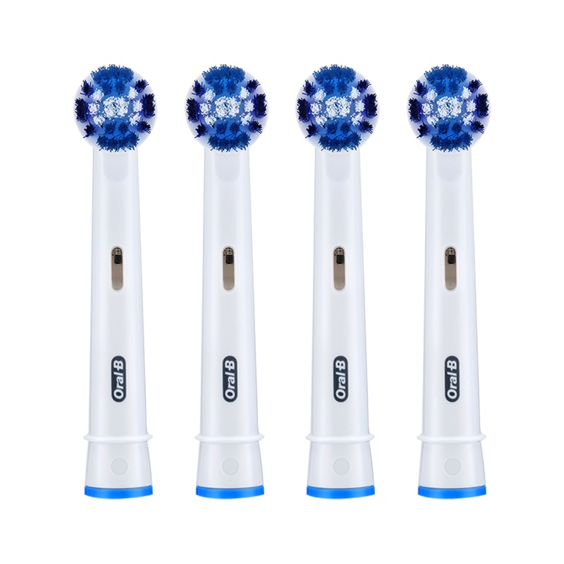博朗欧乐B(Oralb)电动牙刷头 4支装 精准清洁型 适配成人2D/3D全部型号 EB20-4