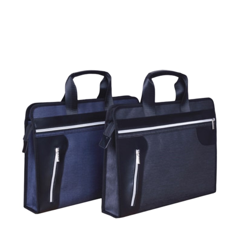 百利文手提文件袋立体时尚拉链袋帆布包资料袋牛津布文件包0053 JH