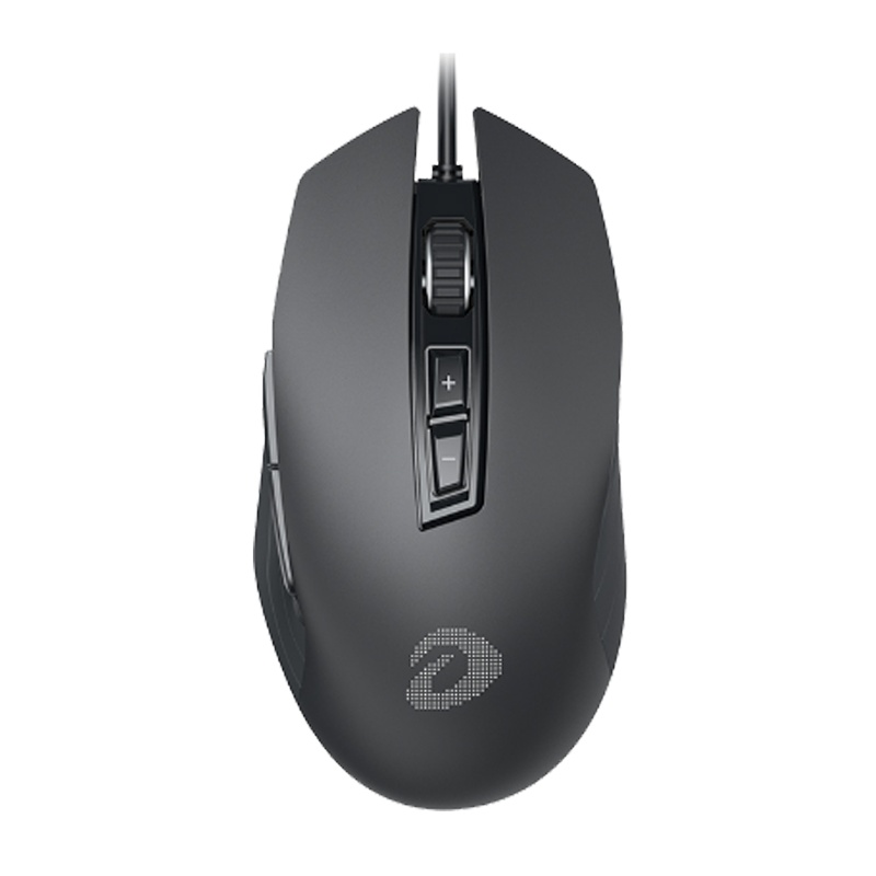 达尔优(dare-u)EM915R 右手版有线吃鸡电竞光电鼠标办公笔记本LOL/CF/ USB 黑色6000dpi