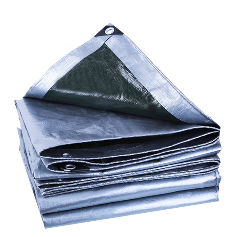 篷布防雨布加厚户外遮阳雨布防水布防晒防水遮雨油布帆布隔热蓬布 2X4米(送绳子)