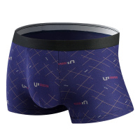 迪奥 男士柔软四角平裤舒适亲肤透气平角裤排汗修身大码高弹不易褪色