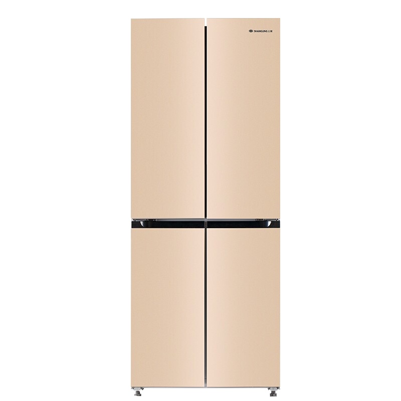 上菱399升十字门冰箱风冷无霜双变频一级能效节能底噪 家用大容量电冰箱 分区储存BCD-399WQVYD