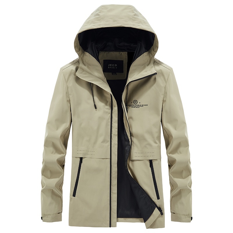 JEEP SPIRIT吉普男装外套2021秋季新款宽松加大码户外运动休闲男士外套