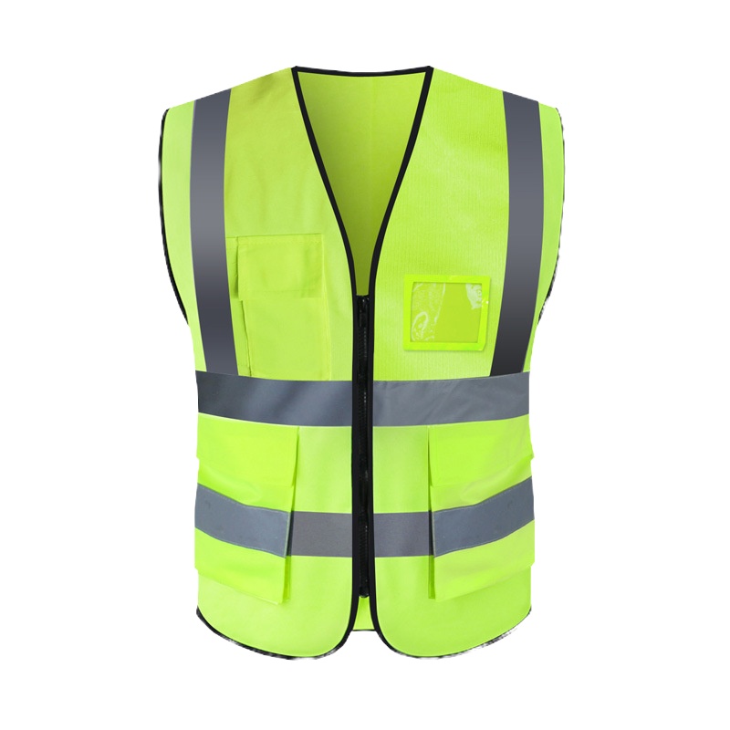 企购优品 反光背心反光马甲多口袋反光衣施工环卫园林建筑夜间定制印字