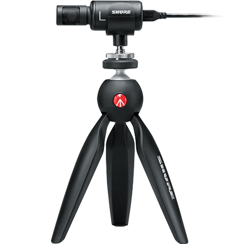 Shure/舒尔mv88+ 摄录套件电容话筒手机直播手持vlog麦克风带支架