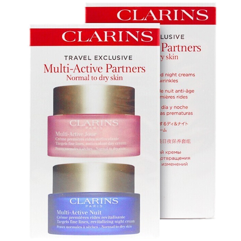 CLARINS法国娇韵诗多日元面霜套装青春赋活面霜补水保湿淡化细纹提拉紧致焕活肌肤孕妇可用 日霜50ml+晚霜50ml
