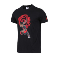 阿迪达斯（adidas）男款篮球系列运动休闲短袖T恤CV9965/CW9223