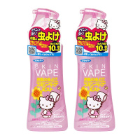 日本进口未来（VAPE） 驱蚊液宝宝儿童驱蚊水液喷雾 防蚊虫叮咬止痒 200ml/瓶 蜜桃香（粉色）两瓶装