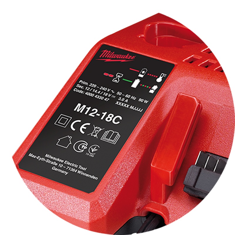 Milwaukee美沃奇 充电器 M12-18C