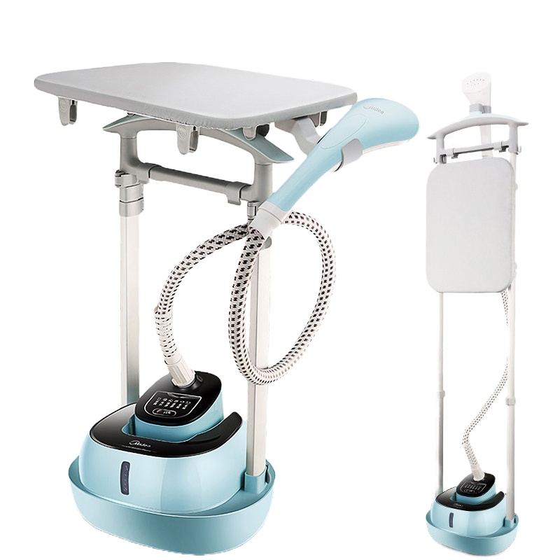 美的(Midea)挂烫机 YGD20D7 6档2L水箱1800W 可卧可立双杆立式蒸汽挂烫机 家用挂式小型手持熨斗
