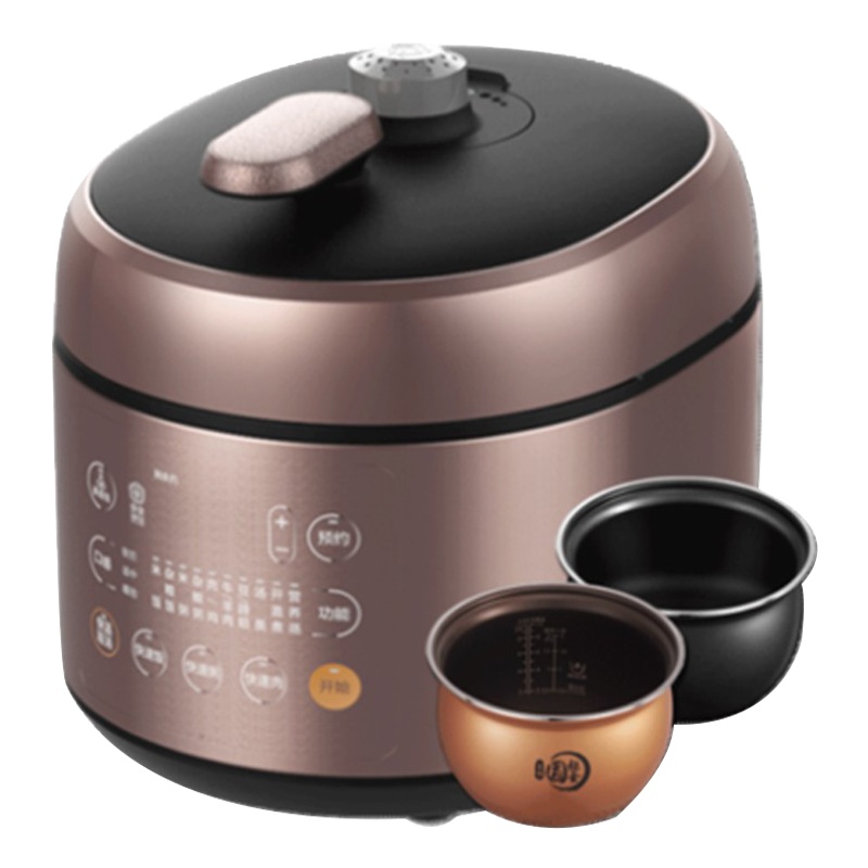 美的 MY-SS5052P 5L 双胆大容量 电压力锅(单位:台) 铜色