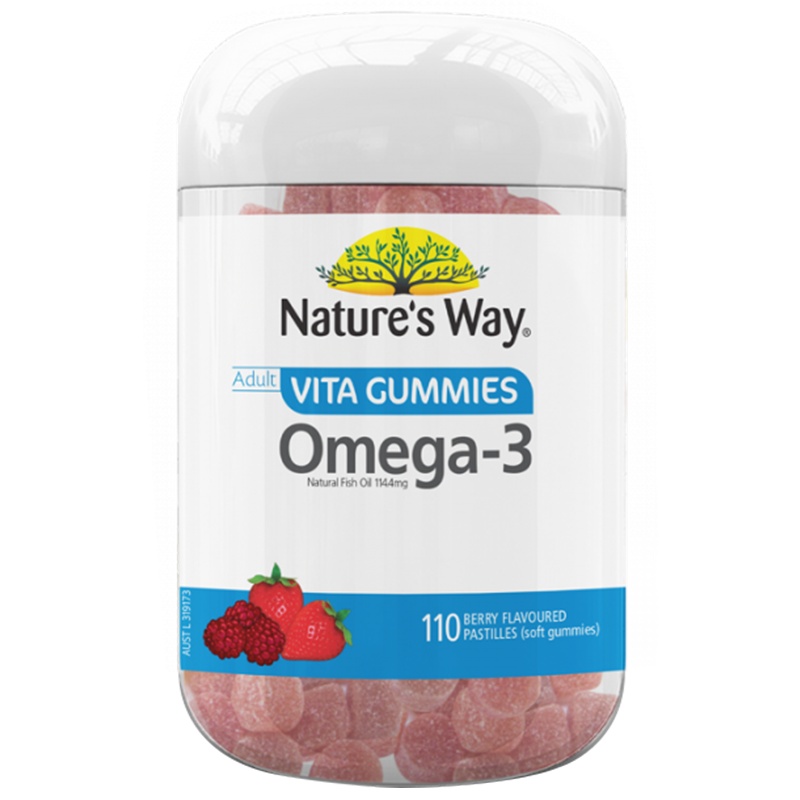 Nature's Way 澳萃维 鱼油营养软糖 110粒/瓶 澳洲进口 深海鱼油 308克