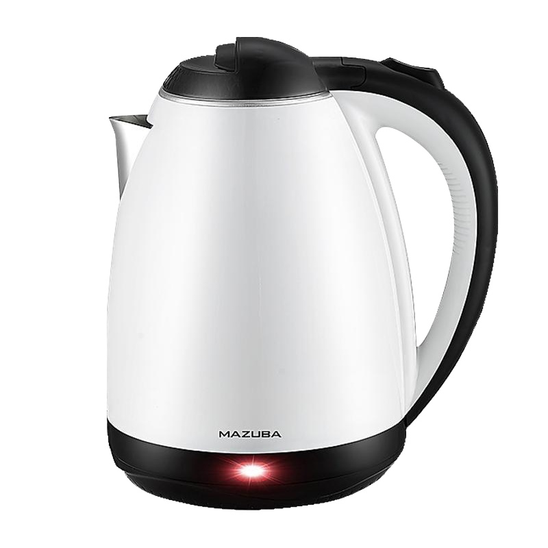 松桥(MAZUBA)电水壶 双层防烫 1.8L 大容量 食品级内胆 快速煮水 烧水壶 电热水壶MK-MS1802AB