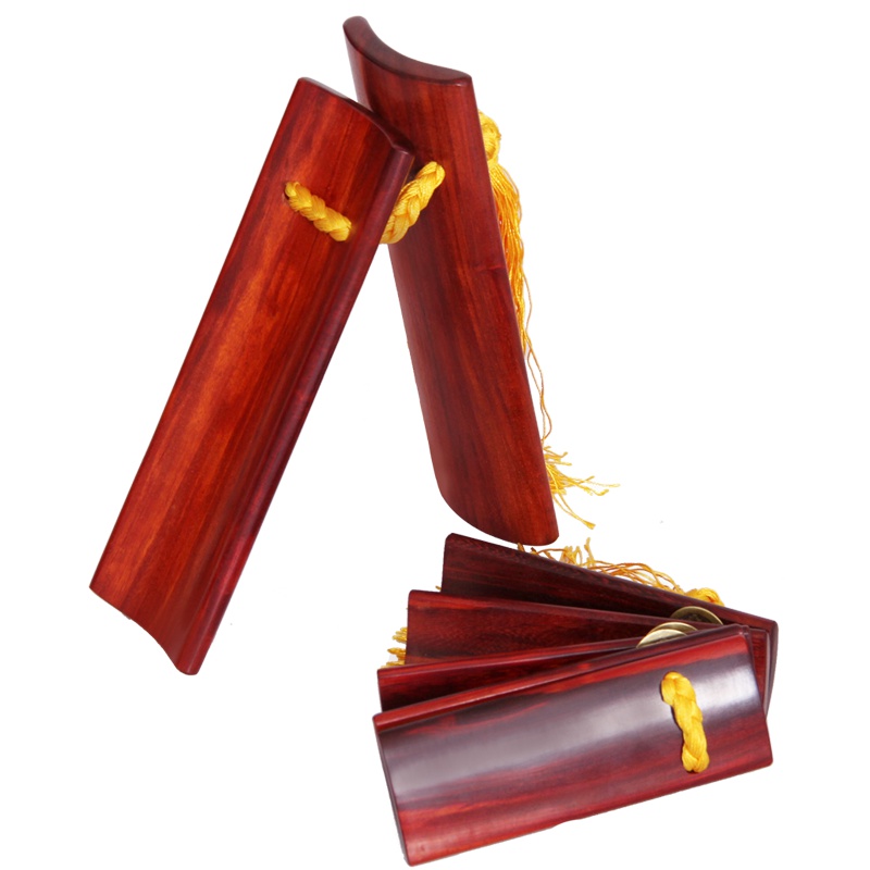 梵巢 快板 成人 演奏 曲艺表演 相声 快板 初学 紫檀木手工制作 KB-16 牛鼻扣