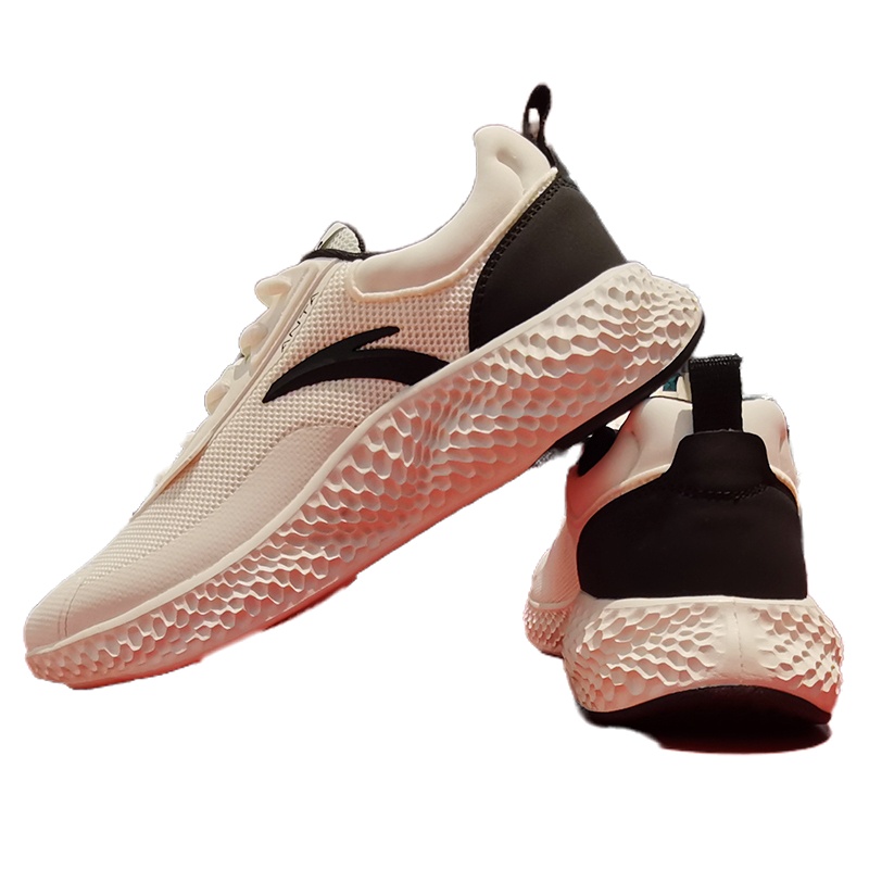 安踏跑步鞋男2021年春季潮流新款虫洞科技轻便减震回弹运动休闲鞋