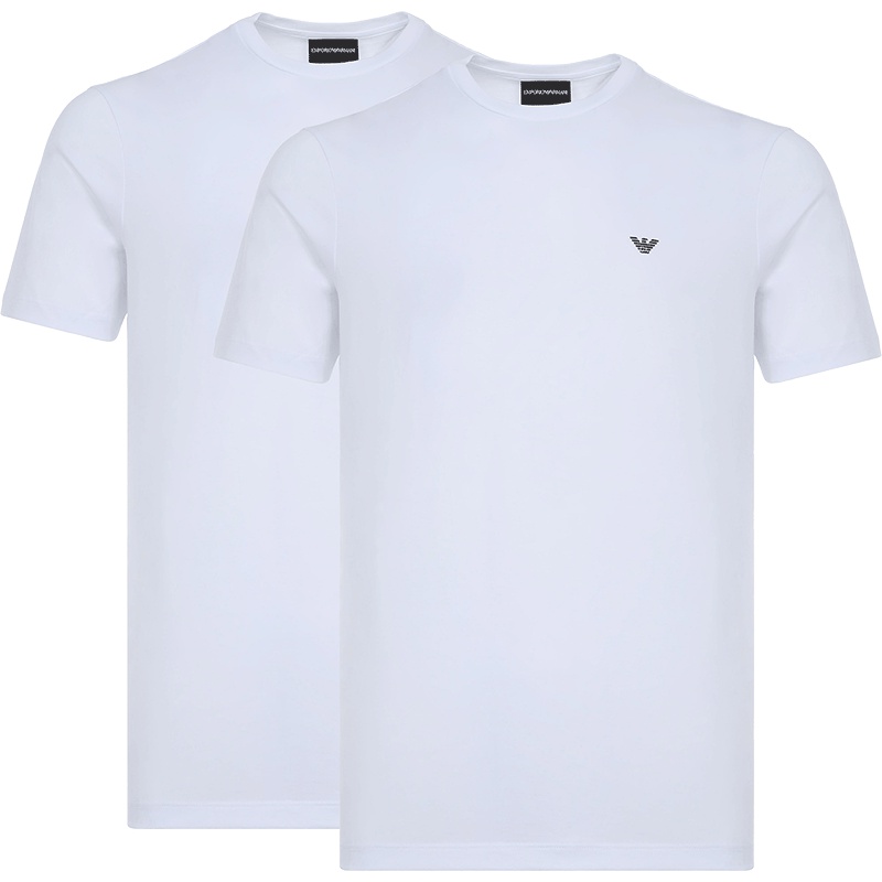 EMPORIO ARMANI 阿玛尼 男士棉质短袖T恤衫二件套装 8N1D61 1JNQZ