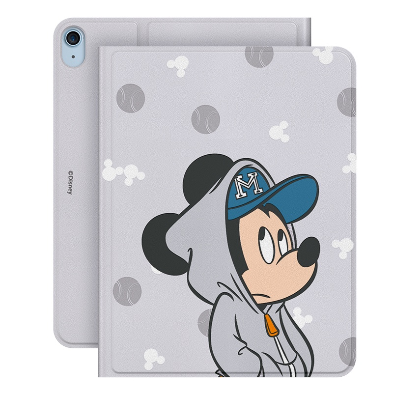 ESCASE iPad Air4平板电脑保护套苹果10.9英寸2020款带笔槽硅胶软边自带休眠全包防摔迪士尼正版米奇