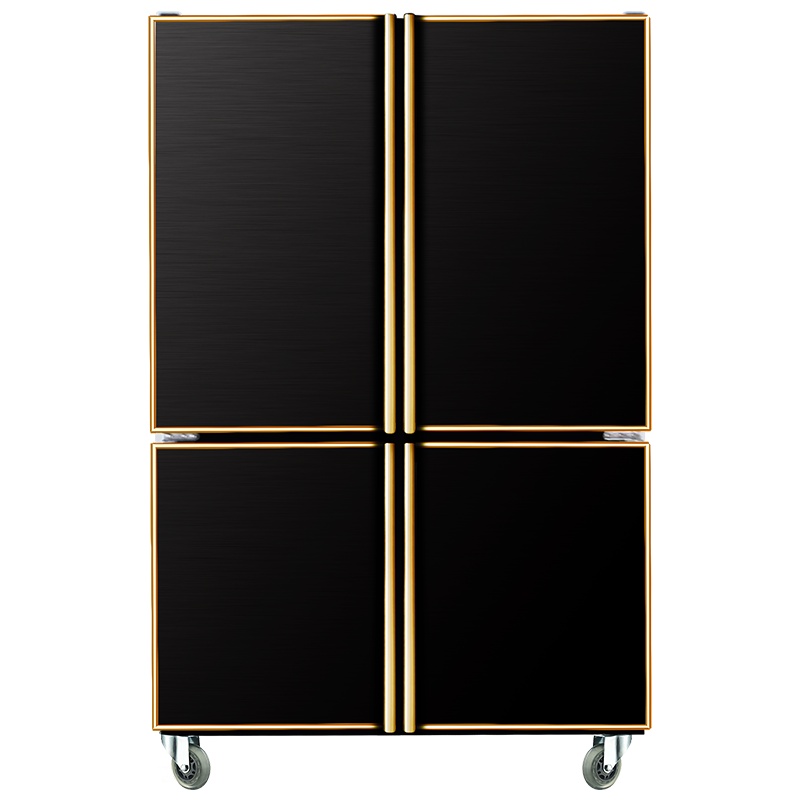 五洲伯乐(WUZHOUBOLE)CF-1200铜管厨房冰箱 870L四门厨房柜双温保鲜冷藏冷冻柜立式冷柜 商用点菜柜冰柜