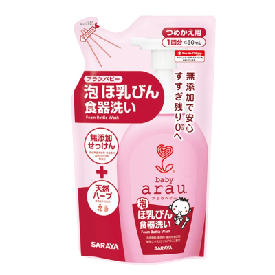 莎罗雅(saraya) 婴儿 奶嘴餐具果蔬奶瓶清洁剂 替换装 450ml