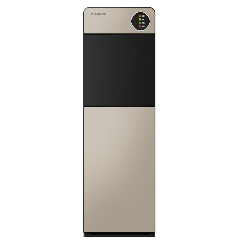 美菱(MELING)立式家用下置水桶饮水机办公室卧室304不锈钢内胆推杯取水防干烧冰温热MY-L151(星空灰)