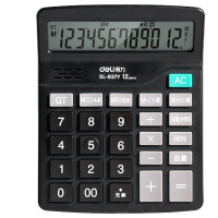 得力 837桌面计算器 黑色