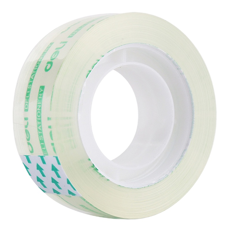 得力(deli) 30065 文具胶带 18mm*30y*38um 8卷/筒 (单位:筒)