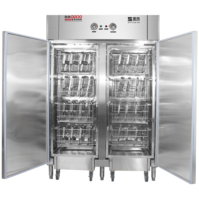 圣托(Shentop)商用大型推车式消毒柜 高温热风循环杀菌 酒店餐厅立式消毒柜 RTP1200-D4