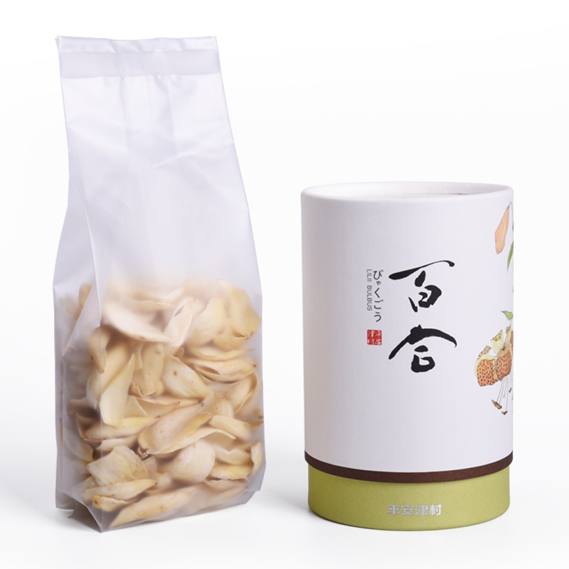 平安津村 百合片 百合干 百合 新鲜百合 120g罐装 湖南龙山百合