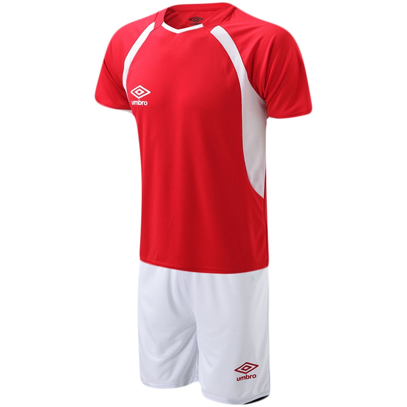 【自营】茵宝umbro运动套装男足球比赛服短袖短裤套装健身跑步运动服UCA63601-06