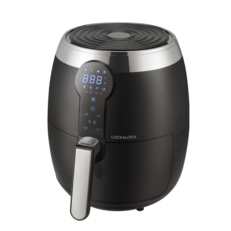 乐扣乐扣（LOCK&LOCK）空气炸锅 无油微电脑智能多功能锅 EJF371BLK 3.5L