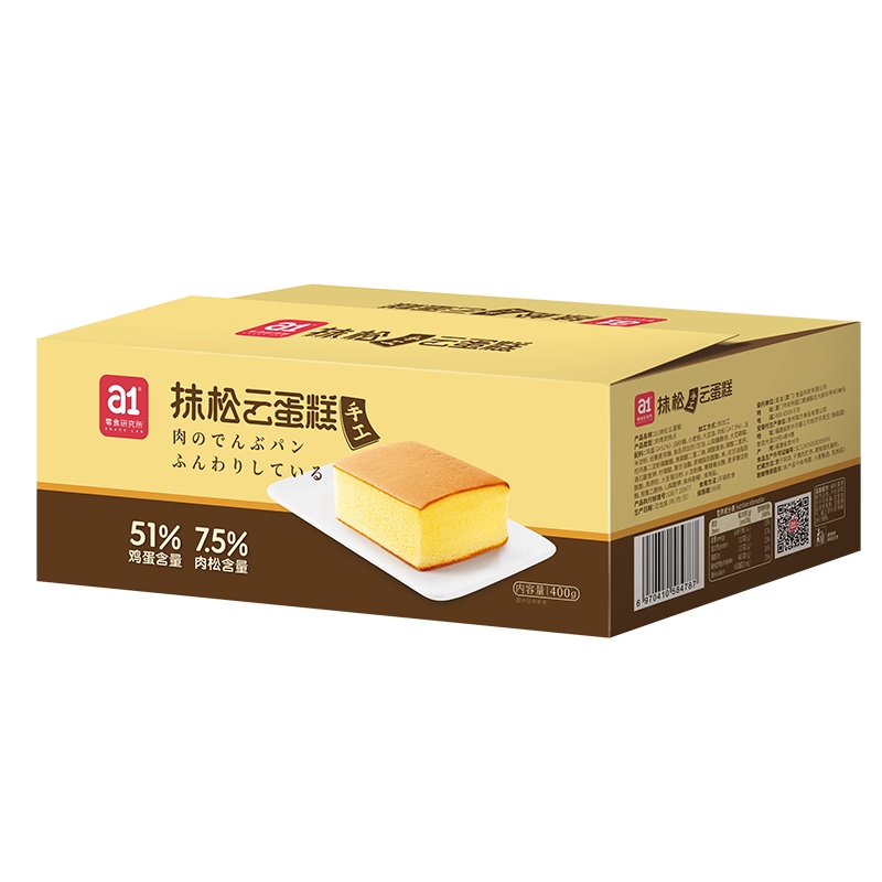 爱逸a1抹松云蛋糕400g 薇娅推荐小面包网红休闲零食