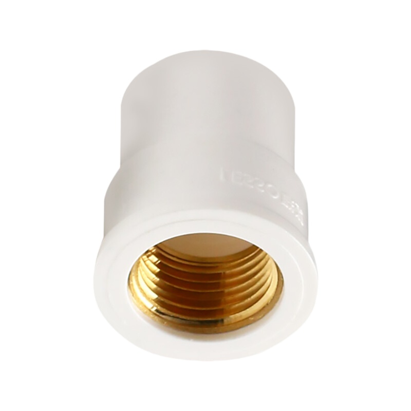 联塑 LESSO 铜内丝直接头(PVC-U给水配件)白色 dn25XRC3/4(10个装)