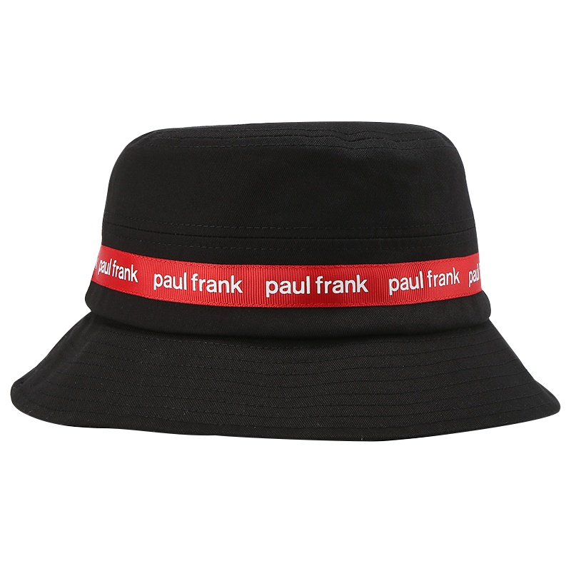 Paul Frank/大嘴猴2020春季新款渔夫帽女韩版织带休闲户外帽子潮