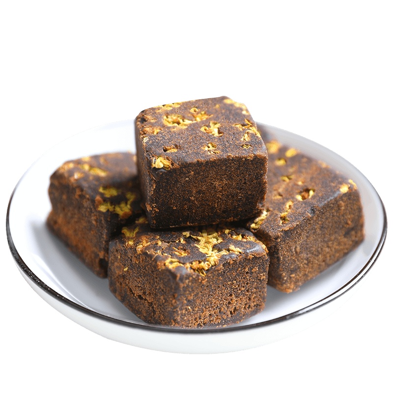 盛耳 桂花红糖18g*7袋 手工老红糖土红糖块桂花黑糖块126g