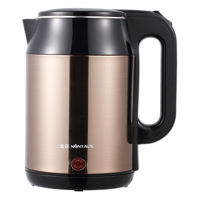 金正(NiNTAUS)电热水壶2.3L大容量 家用电水壶防烫防干烧1500W大功率开水壶304不锈钢内胆烧水壶18H02