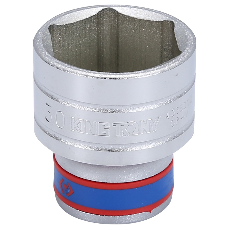 藍帶 1/2"DR.手动标准六角套筒 433530MR