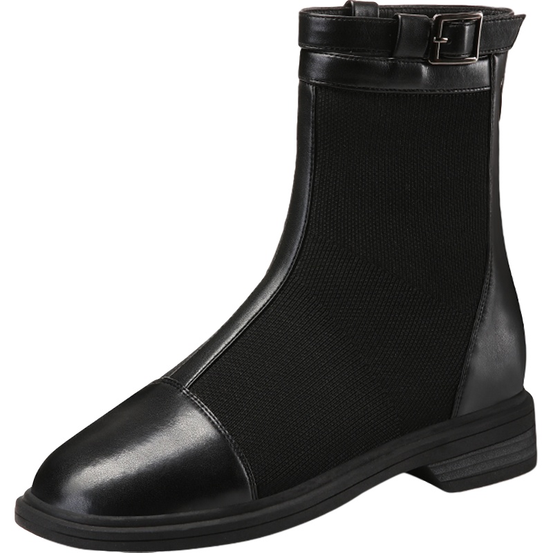 公猴马丁靴女英伦风2020年新款短靴中筒袜靴瘦瘦秋冬百搭单靴