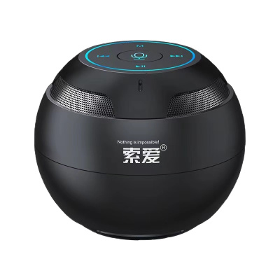 索爱 S35蓝牙音箱小音响迷你便携式小型家用无线超重低音炮车载随身大音量钢炮插卡3d环绕手机播放器高音质户外