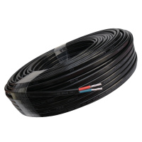 江北防老化 铝芯橡皮绝缘黑色聚乙烯护套电线 BLXY 10平方 100米/盘