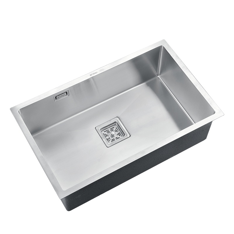 鹰卫浴加厚厨房304不锈钢手工水槽家用台盆洗菜盆单槽洗碗槽水池