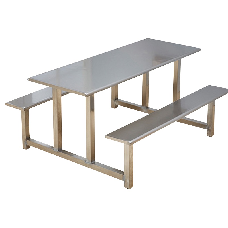 瑞丰杰8人位不锈钢餐桌椅RJ-CZ018学校食堂餐桌椅2000X600