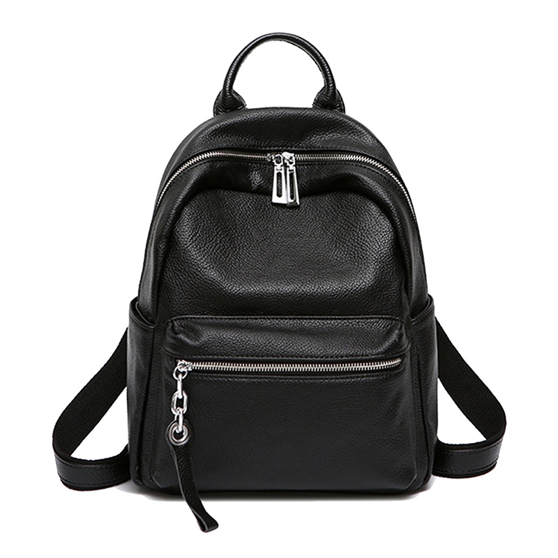 GSQ古思奇【头层牛皮】双肩包柔软舒适女背包原宿风背包双肩背包女包