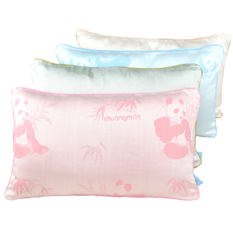 双漫婴儿枕头宝宝荞麦定型枕防偏头幼儿园儿童枕头1-3-6岁夏凉竹浆纤维枕