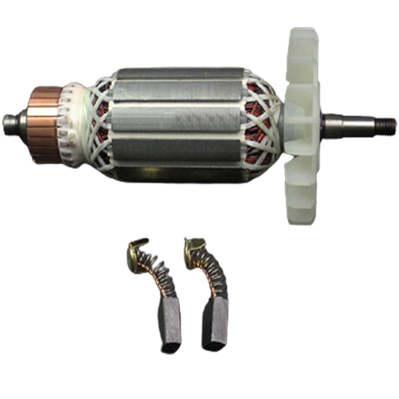 云石机转子电机劲将4125切割机转子JD-110云阿斯卡利石机转子云石机转子+轴承【1套】